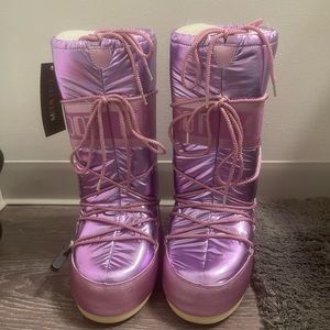 Purple metallic Moon boots